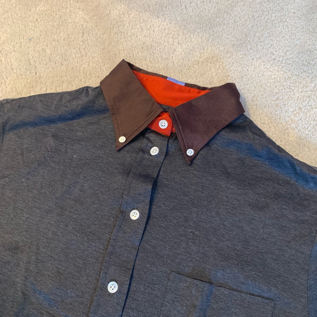 Button-Down Shirt Block Colors